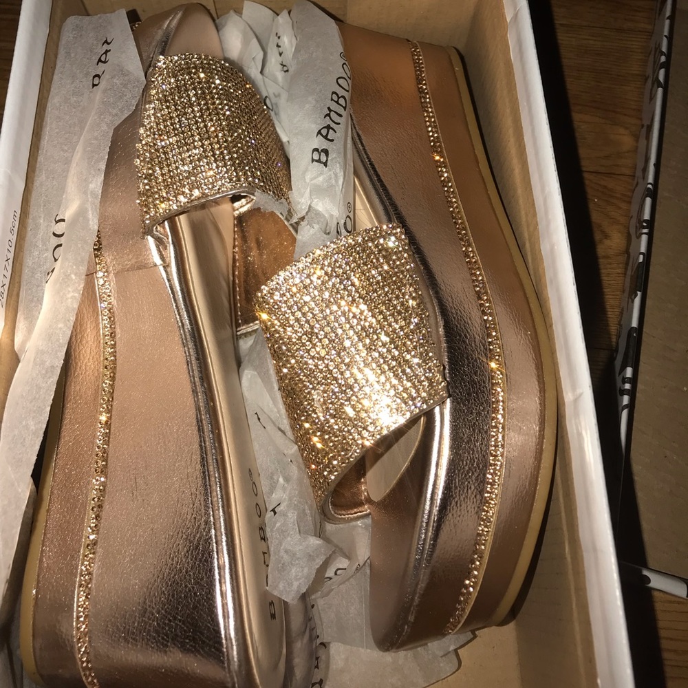Glitter slides
